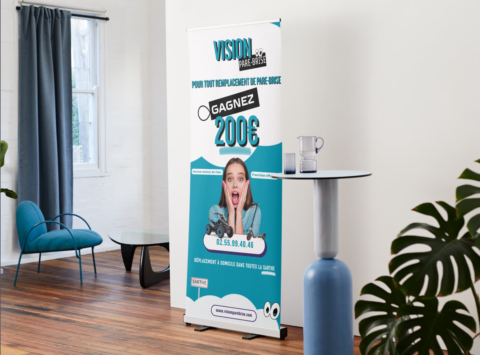 Stand Vision Pare-Brise — Service professionnel de remplacement de pare-brise au Mans